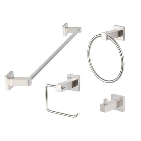 Sure-Loc Hardware Sure-Loc Hardware Baden Series Bath Set, Satin Nickel BD-SET-PH1 15